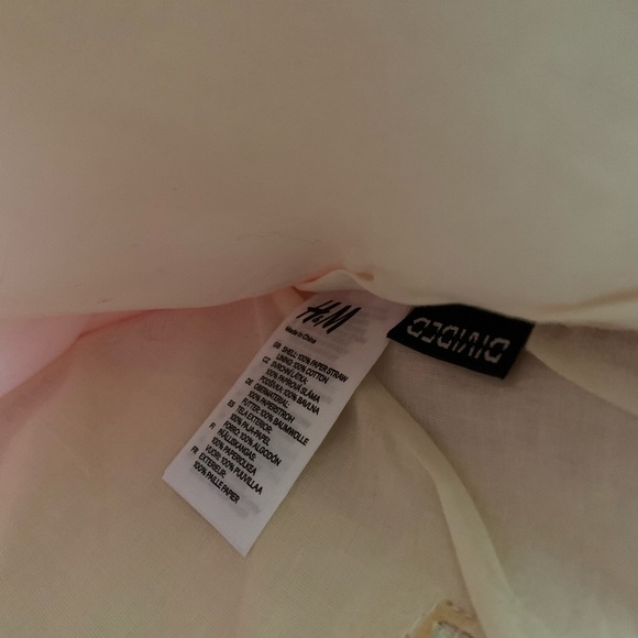 H&M Divided straw woven envelope style clutch bag - Picture 4 of 5